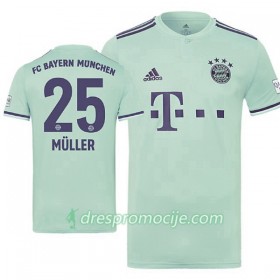 FC Bayern München Dres Müller 25 Gostujući 2018/19 Kratkih Rukava